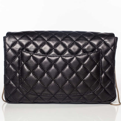 Chanel Lambskin Reissue 2.55 Clutch Black 3 of 9
