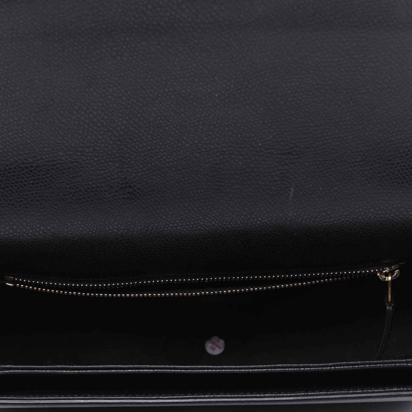 Textured Calfskin Medium Classic Monogram Universite Bag Black