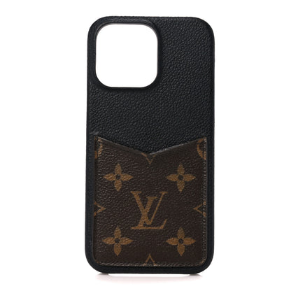 Louis Vuitton Monogram Pallas iPhone 14 Pro Max Bumper Black 1 of 10
