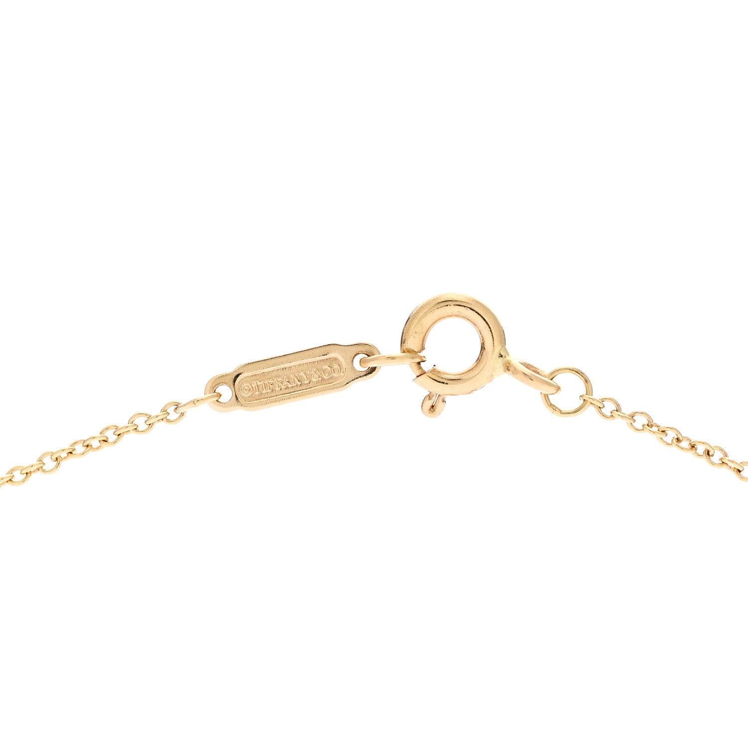 Tiffany 18K Yellow Gold Small Chain Necklace 20" 4 of 5