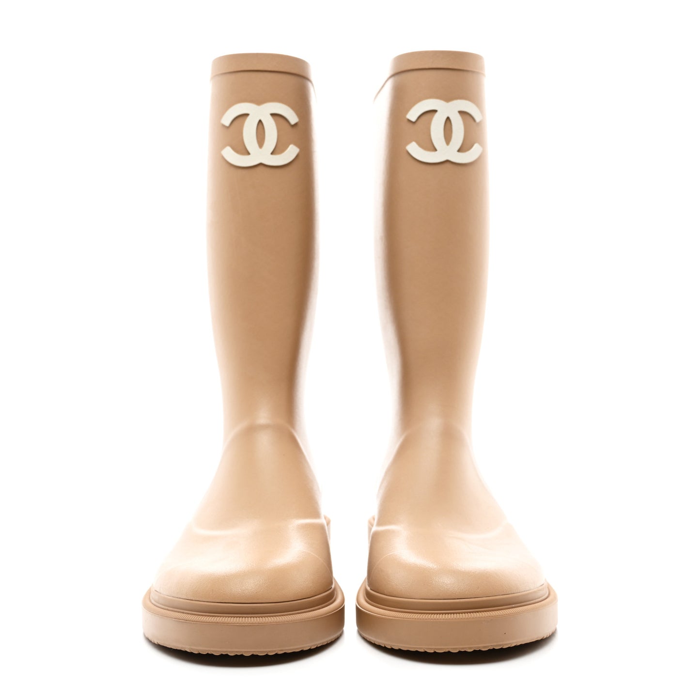 Caoutchouk CC High Boots 37 Beige