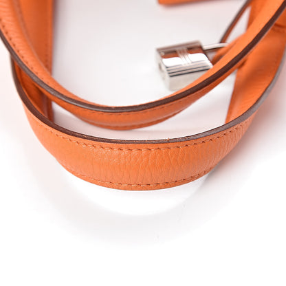 Hermes Taurillon Clemence Victoria II 35 Orange 8 of 13
