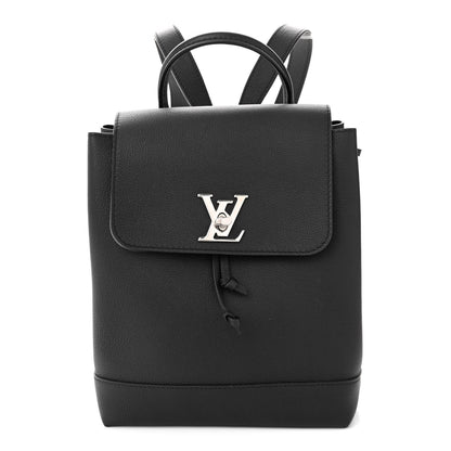 Louis Vuitton Calfskin Lockme Backpack Black 1 of 10