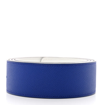 Hermes Epsom 42mm Belt Strap 120 48 Bleu Electrique White 2 of 6