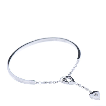 Cartier 18K White Gold Diamond Mon Amour Bracelet 15 3 of 5