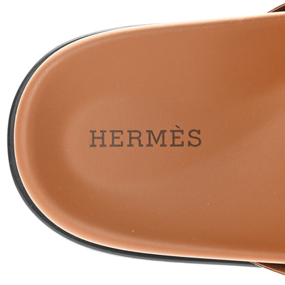 Hermes Nappa Extra Sandals 37 Naturel 7 of 8