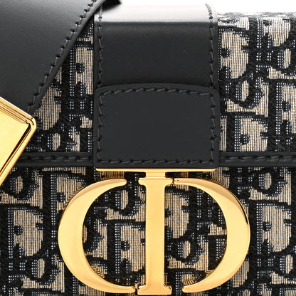 Christian Dior Oblique 30 Montaigne Box Bag Blue 6 of 8