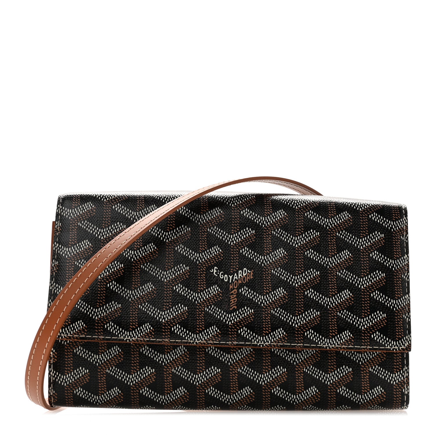 Goyard Goyardine Varenne Continental Wallet Black Gold 1 of 9