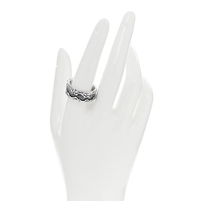 David Yurman Sterling Silver Waves Band Ring 62 10 2 of 4