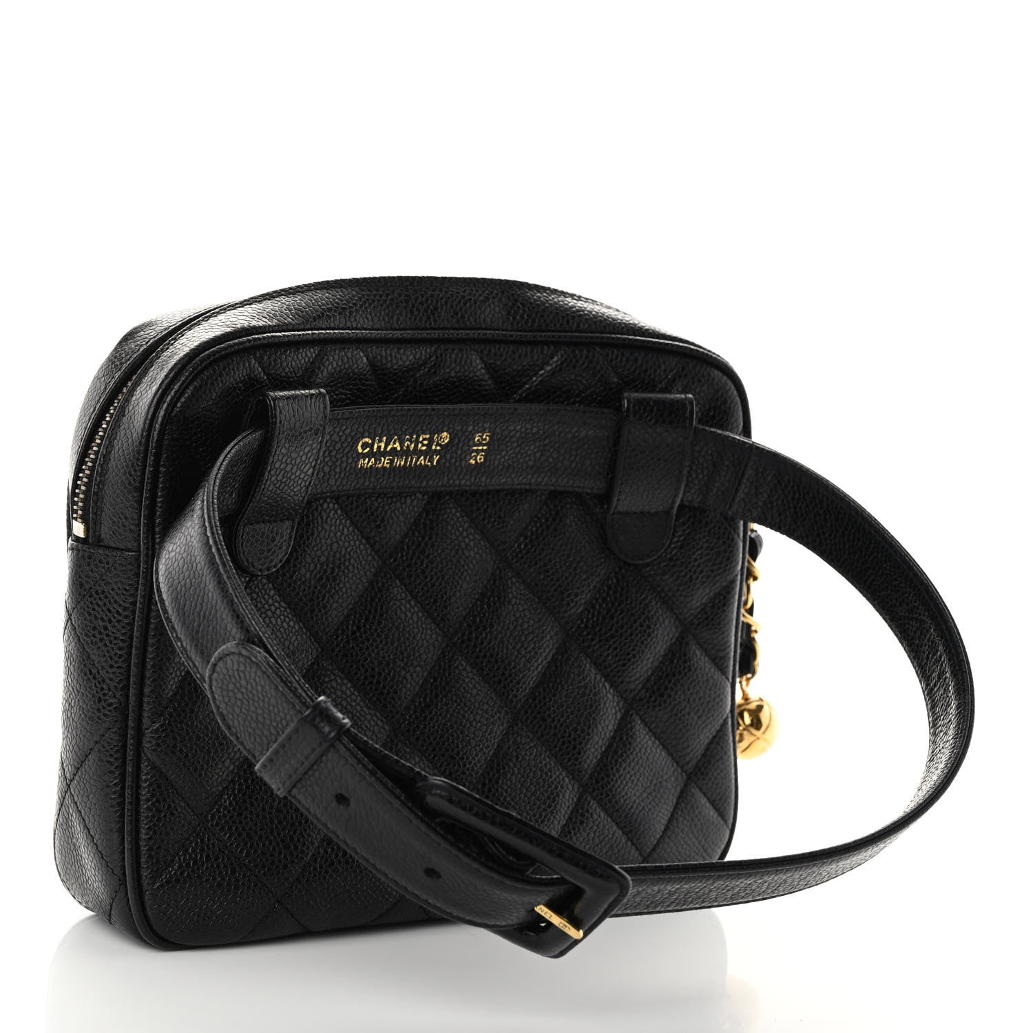 Chanel Caviar Quilted Flap Belt Bag Black 3 of 10