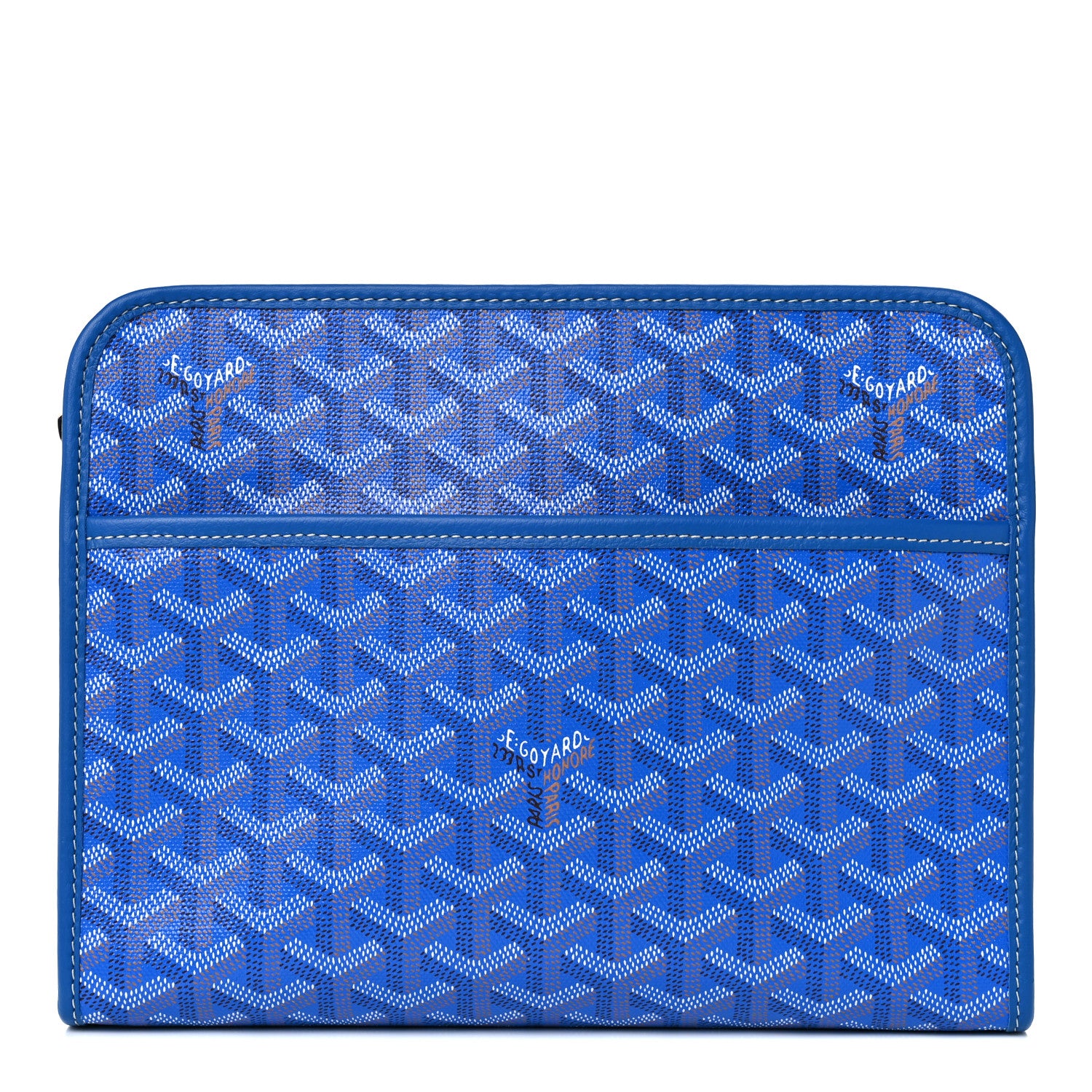 Goyard Goyardine Jouvence Toiletry Pouch Sky Blue 1 of 8