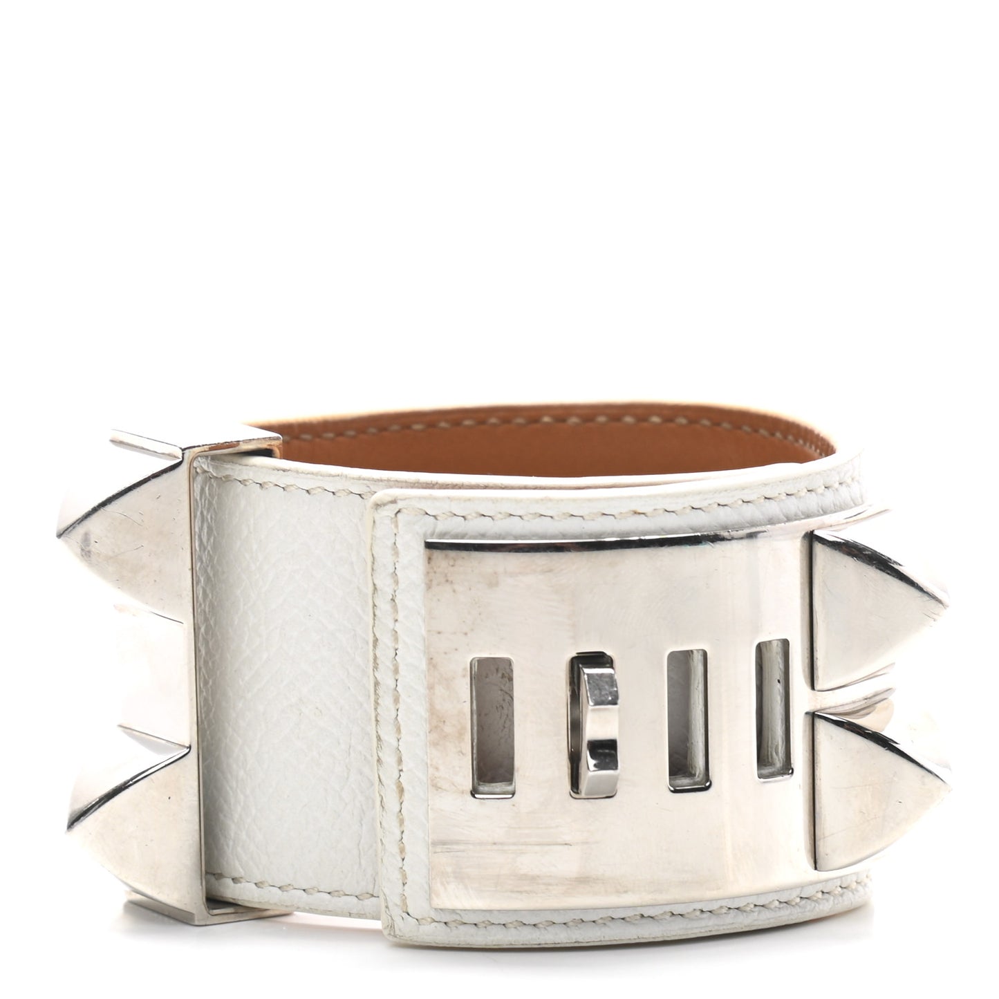 Epsom Collier de Chien CDC Bracelet S White