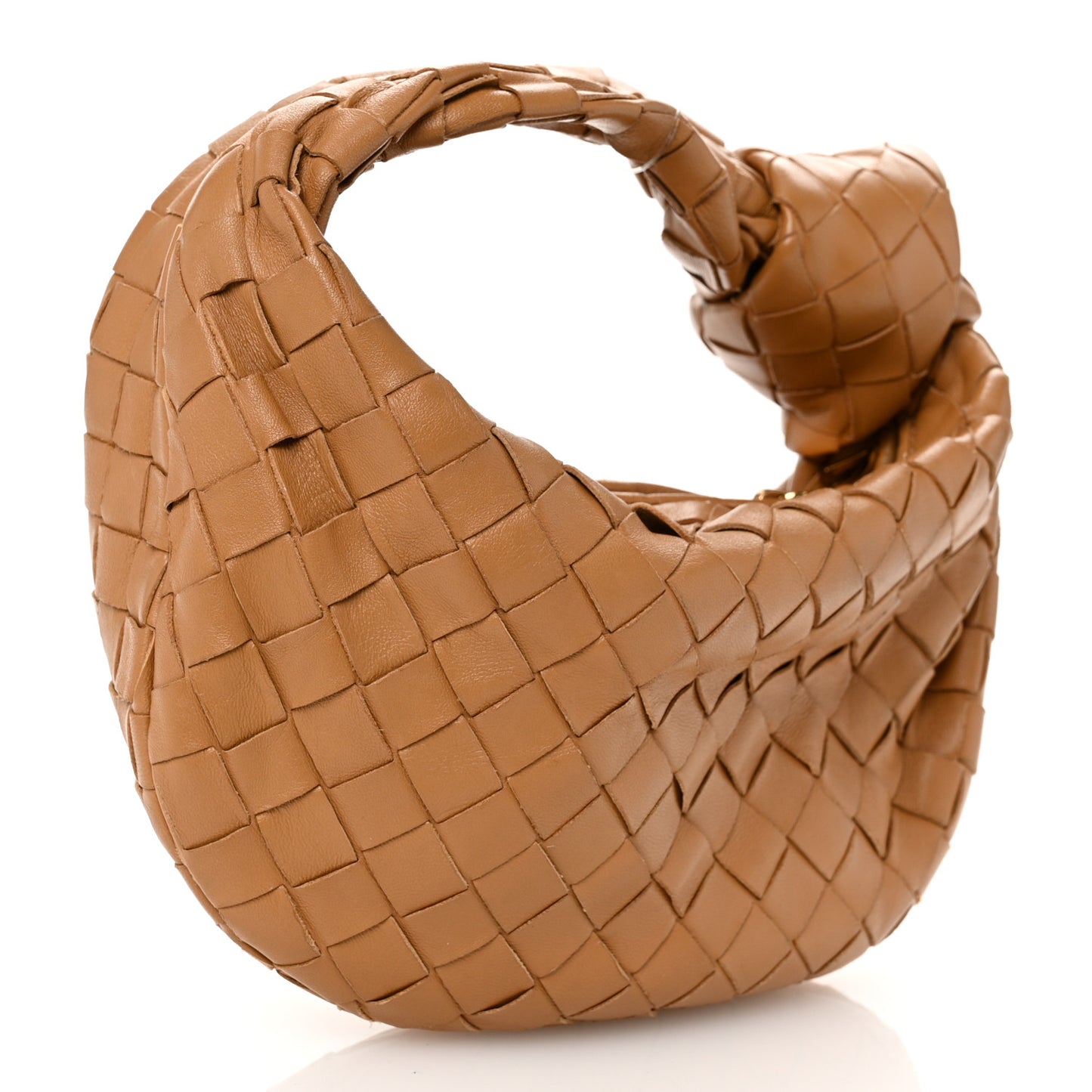 Nappa Intrecciato Mini Jodie Caramel