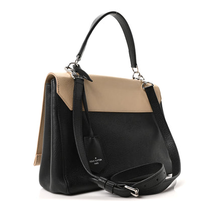 Louis Vuitton Soft Calfskin Lockme II Top Handle Vanille Black 3 of 9