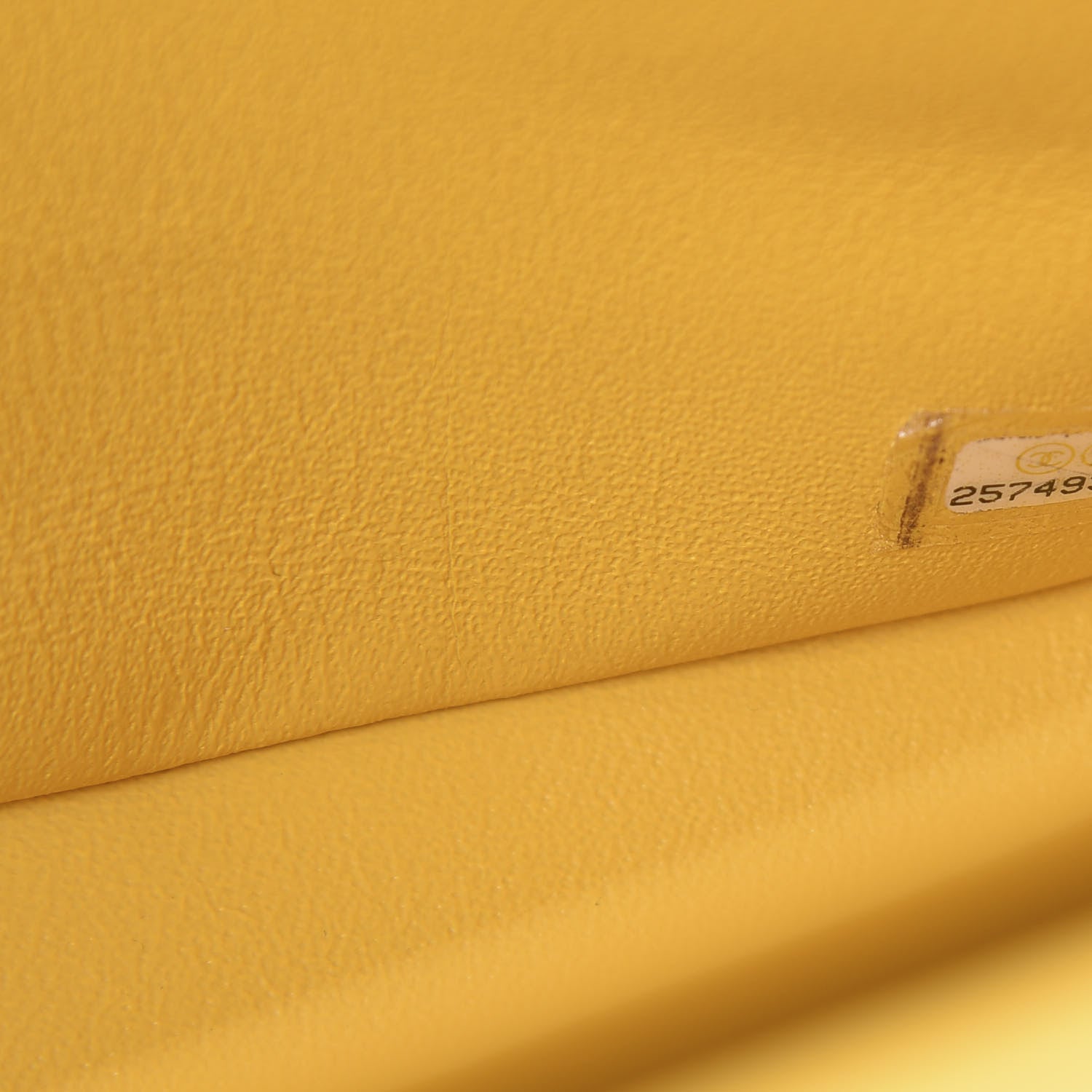Chanel Caviar Quilted Jumbo Double Flap Yellow 7 of 8