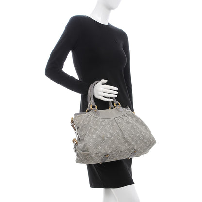 Louis Vuitton Denim Neo Cabby MM Grey 2 of 11