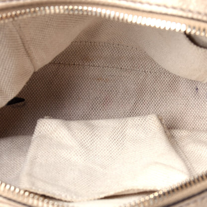 Gucci Metallic Pebbled Calfskin Small Soho Disco Bag Golden Beige 5 of 9