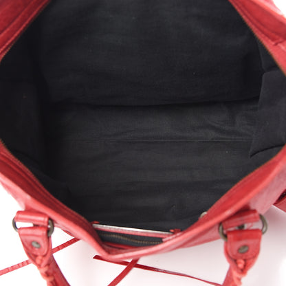 Balenciaga Agneau Classic Hardware City Rouge Coquelicot 4 of 12