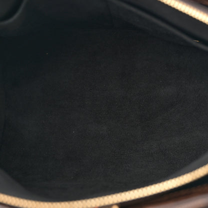 Louis Vuitton Cuir Taurillon Damier Ebene Normandy Black 5 of 13