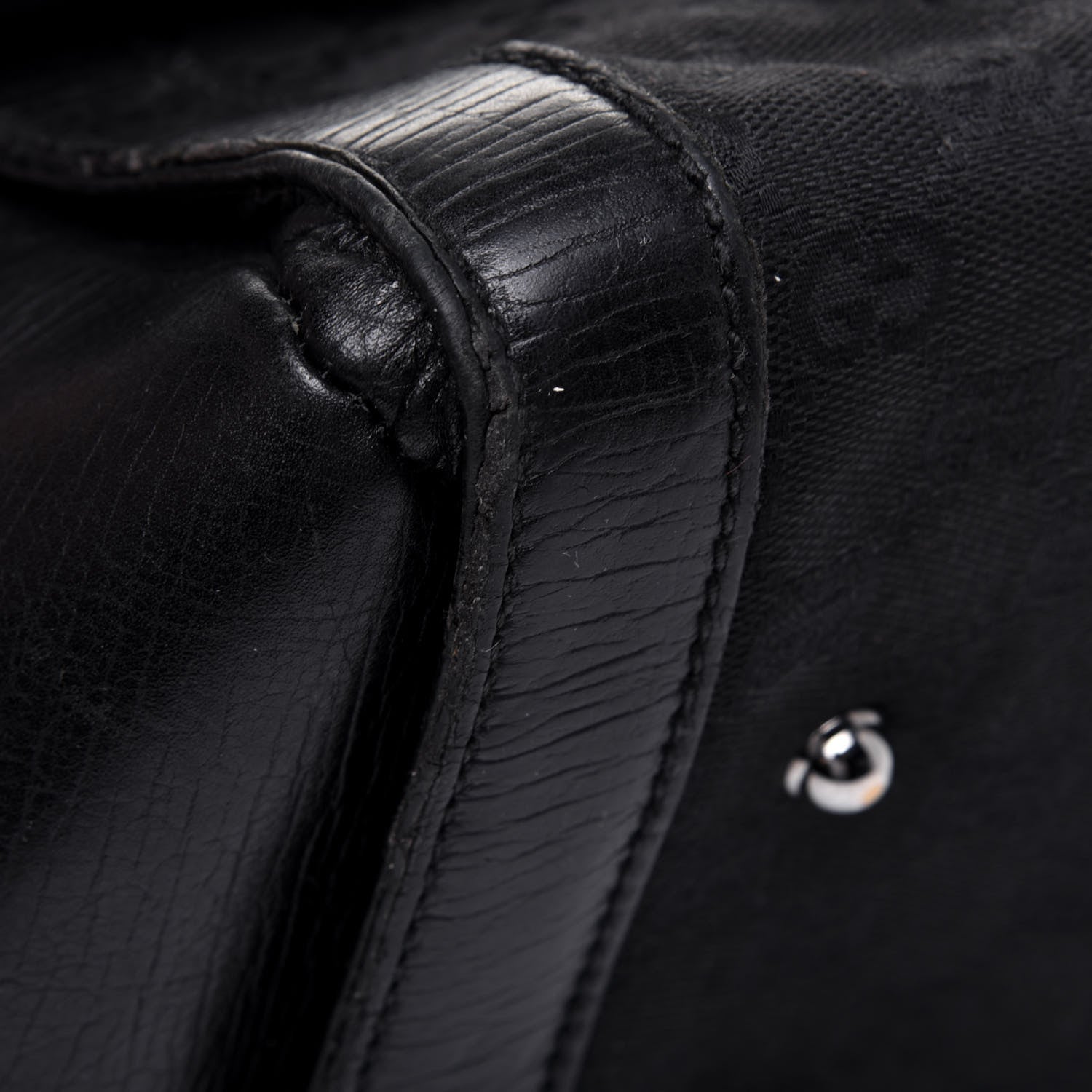 Gucci Monogram Bamboo Bullet Bag Black 15 of 31