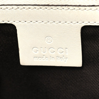 Gucci Monogram Calfskin Tote White 6 of 13