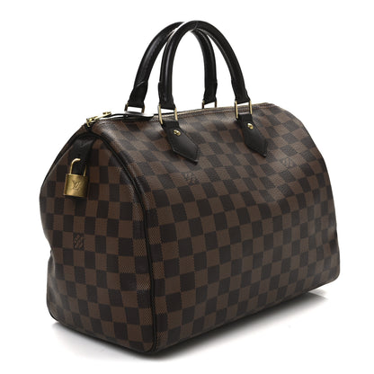 Louis Vuitton Damier Ebene Speedy 30 3 of 10