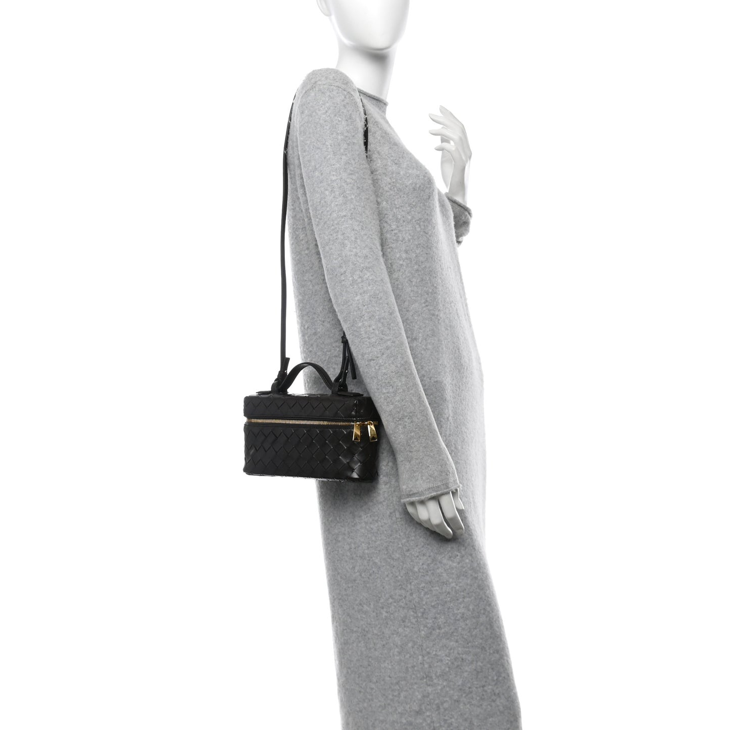 Nappa Intrecciato Bang Bang Vanity Case Fondant