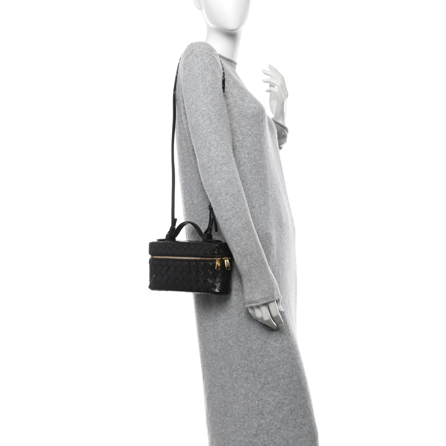 Bottega Veneta Nappa Intrecciato Bang Bang Vanity Case Fondant 2 of 10