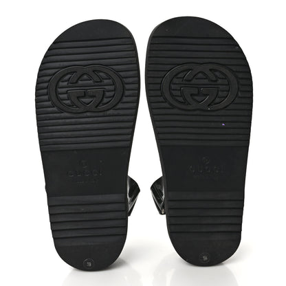 Gucci Rubber Mini Double G Womens Isla Dad Sandals 39 Black 6 of 8