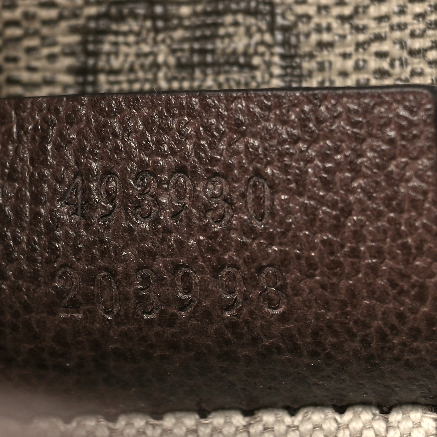 GG Supreme Monogram Neo Vintage Web Belt Bag Brown