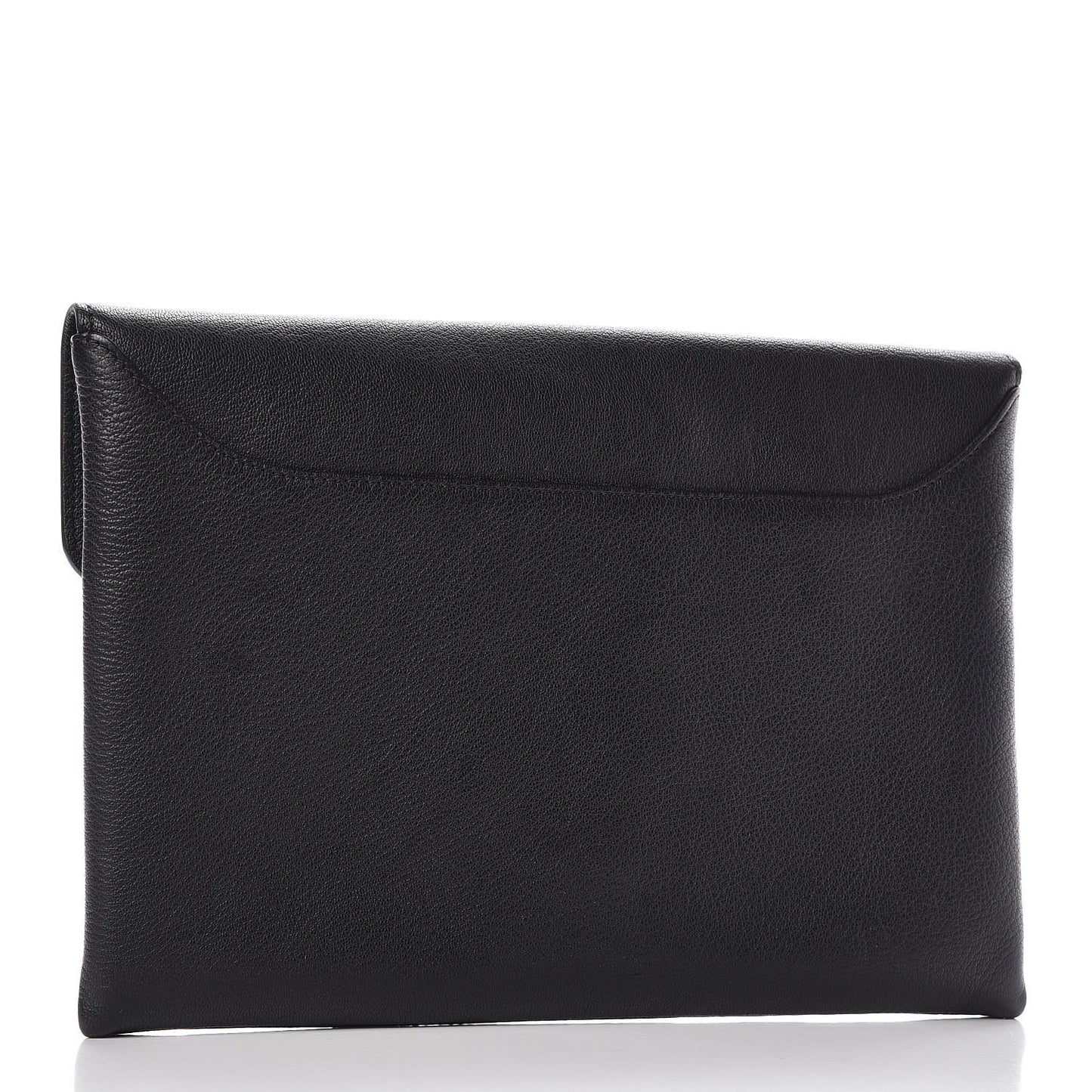 Sugar Goatskin Medium Antigona Envelope Clutch Black
