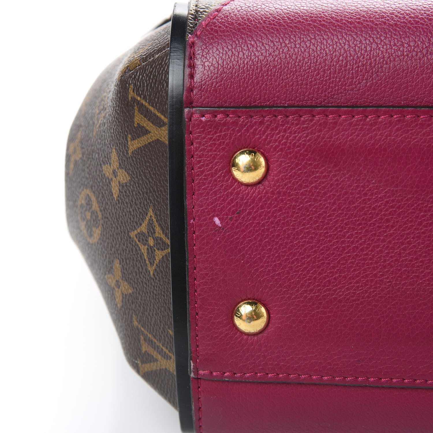 Louis Vuitton Calfskin Monogram Kimono Tote Grape 12 of 13