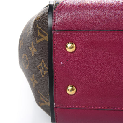 Louis Vuitton Calfskin Monogram Kimono Tote Grape 12 of 13