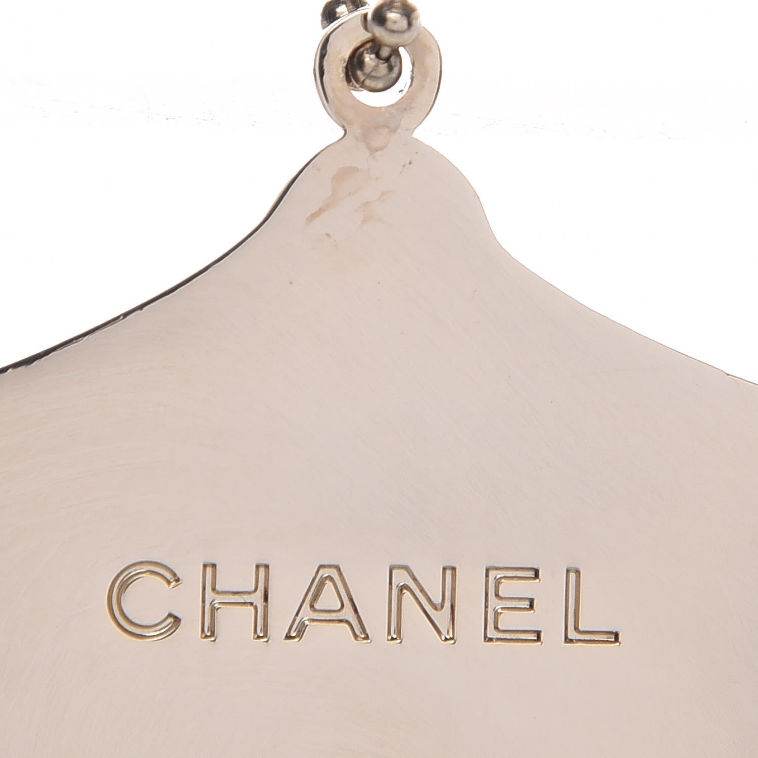 Chanel Enamel Circus Tent Bag Charm Pink Blue Silver 4 of 4