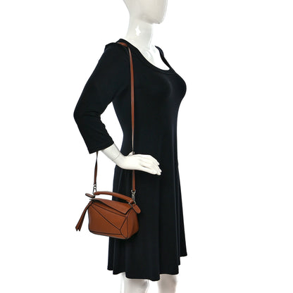 Loewe Calfskin Mini Puzzle Bag Tan 2 of 8