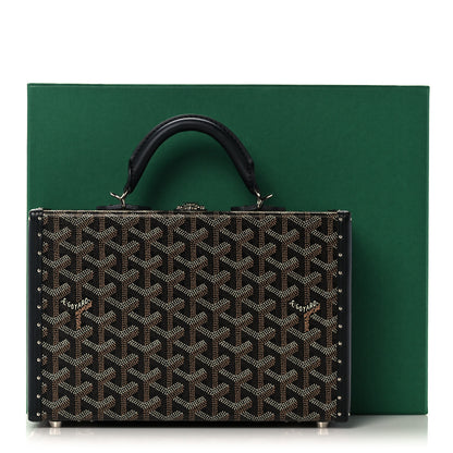 Goyard Goyardine Grand Hotel Trunk Bag Black 10 of 10
