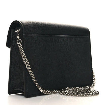 Louis Vuitton Soft Calfskin My Lockme Chain Pochette Black 3 of 11