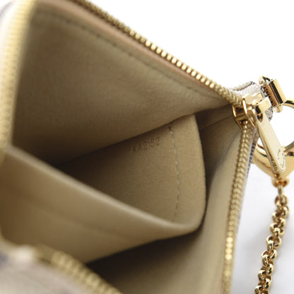 Louis Vuitton Damier Azur Pochette Milla MM 6 of 10