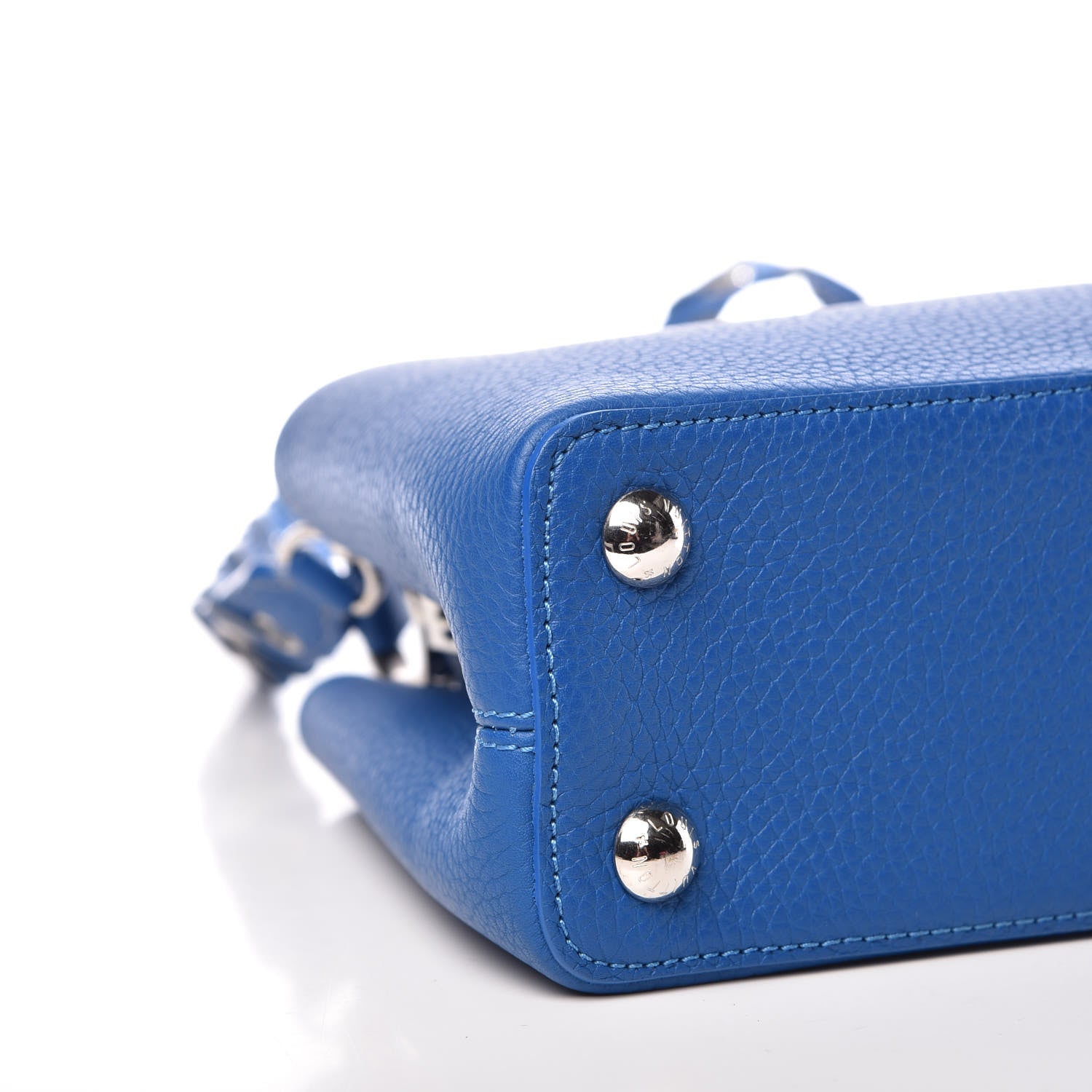 Louis Vuitton Taurillon Capucines BB Blue 8 of 9