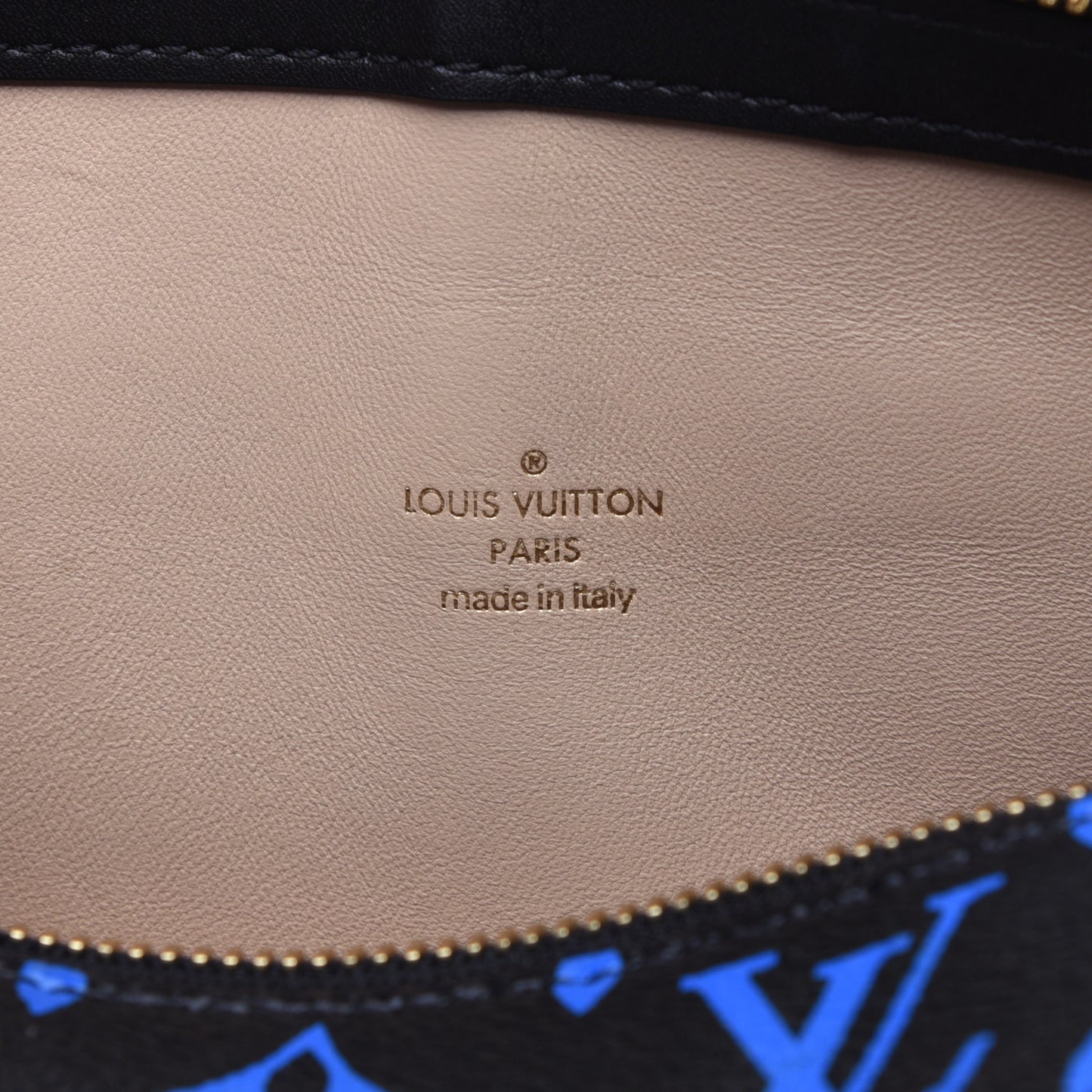 Colored Monogram Speedy Amazon PM Blue Black