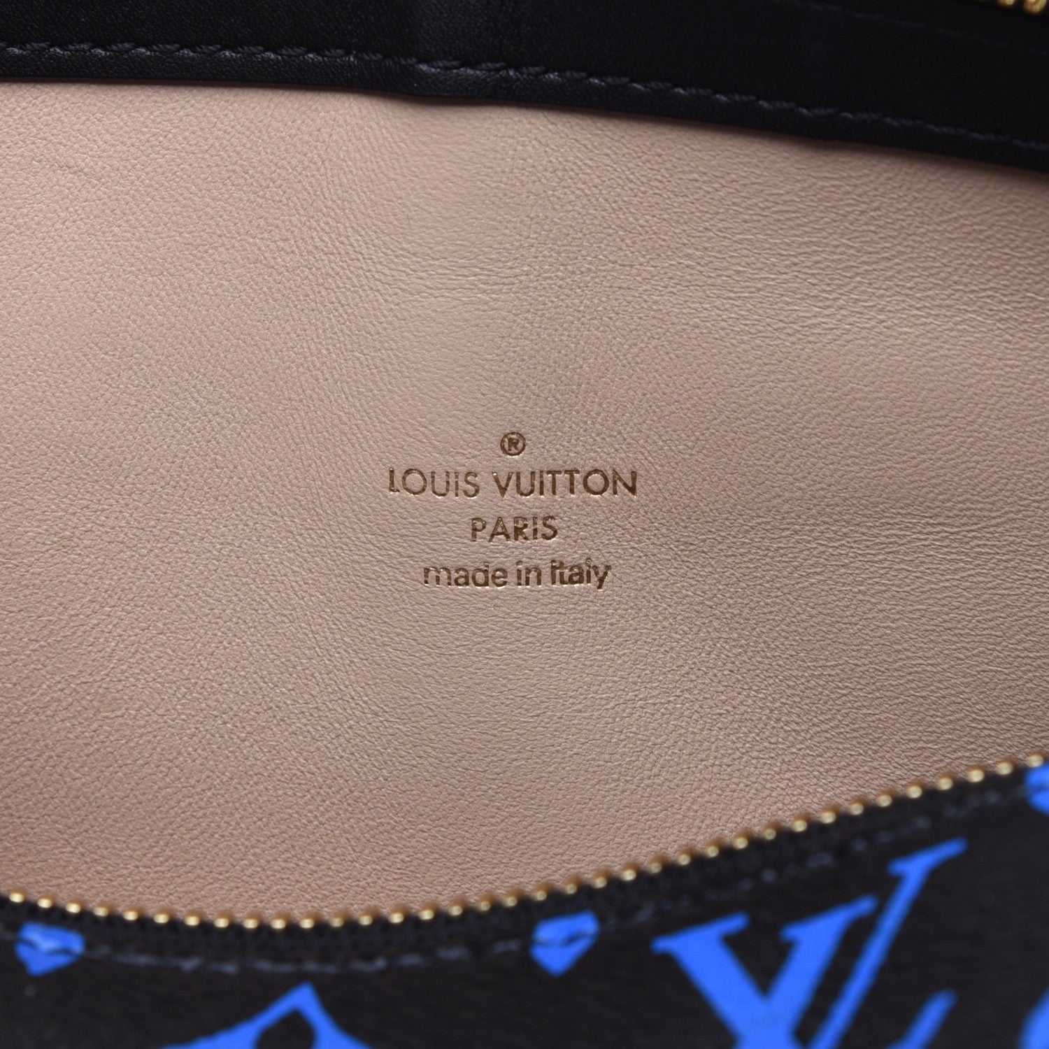 Louis Vuitton Colored Monogram Speedy Amazon PM Blue Black 8 of 16