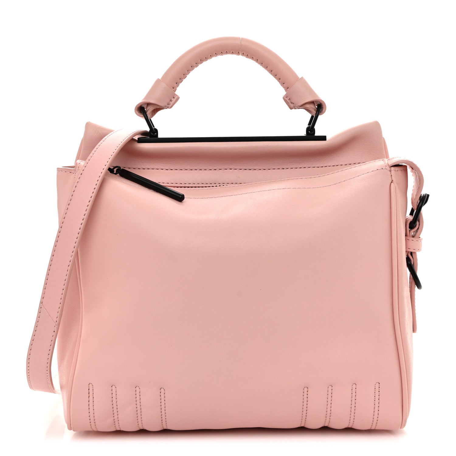 3.1 Phillip Lim Calfskin Small Ryder Satchel Pink 1 of 13