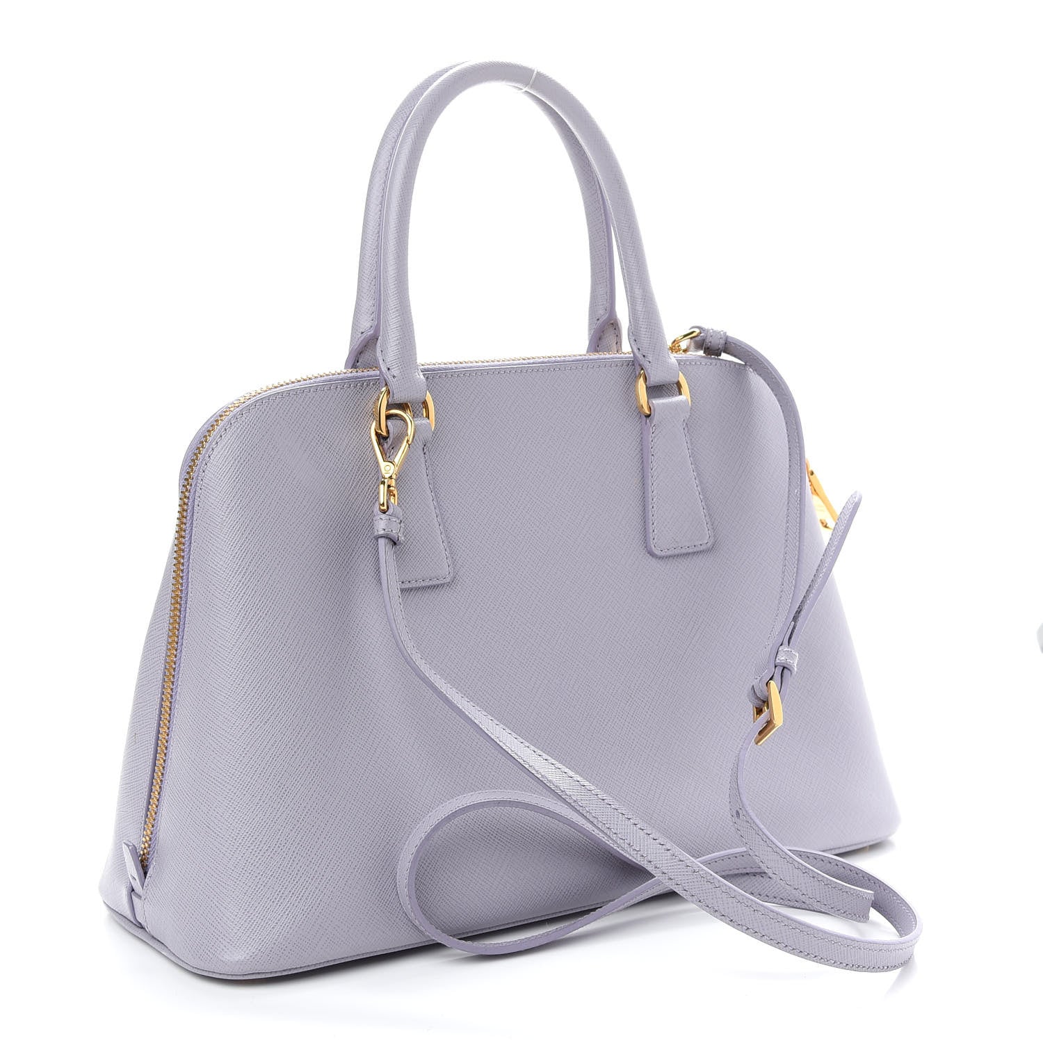 Prada Saffiano Lux Medium Promenade Tote Glicine 3 of 8