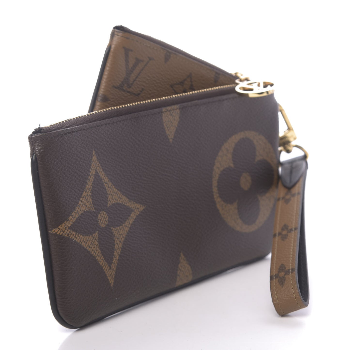 Reverse Monogram Giant Trio Pouch