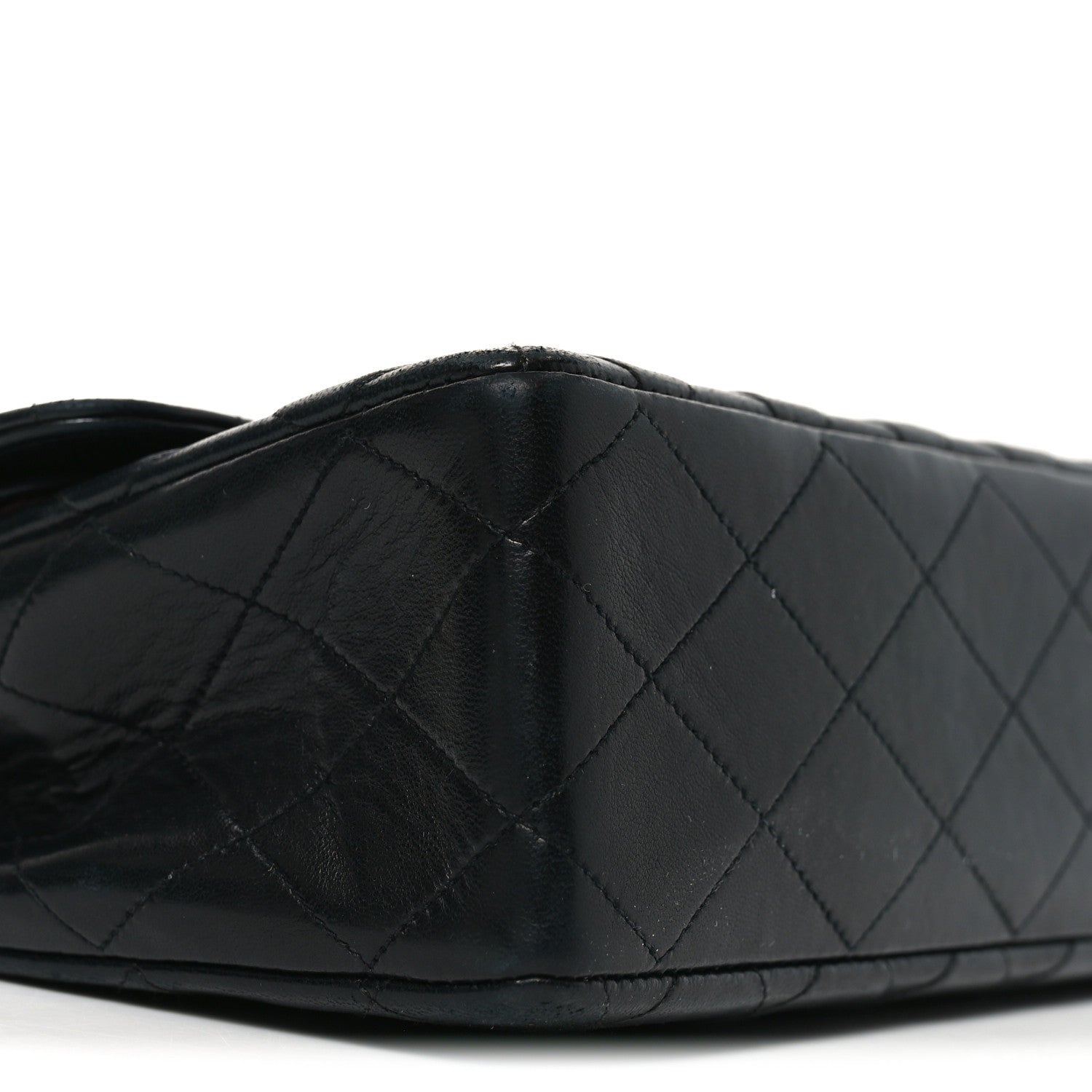 Chanel Lambskin Quilted Medium Double Flap Black 9 of 11
