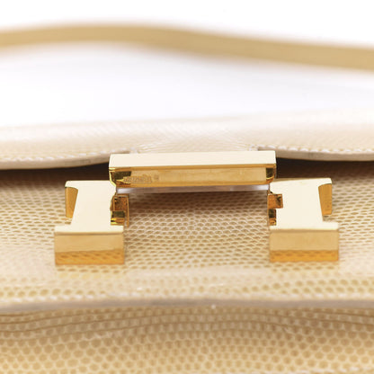 Hermes Lizard Constance 18 Blanc Casse 14 of 20