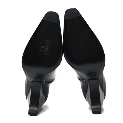 Hermes Calfskin Faveur 55 Low Boots 37 Black 5 of 8