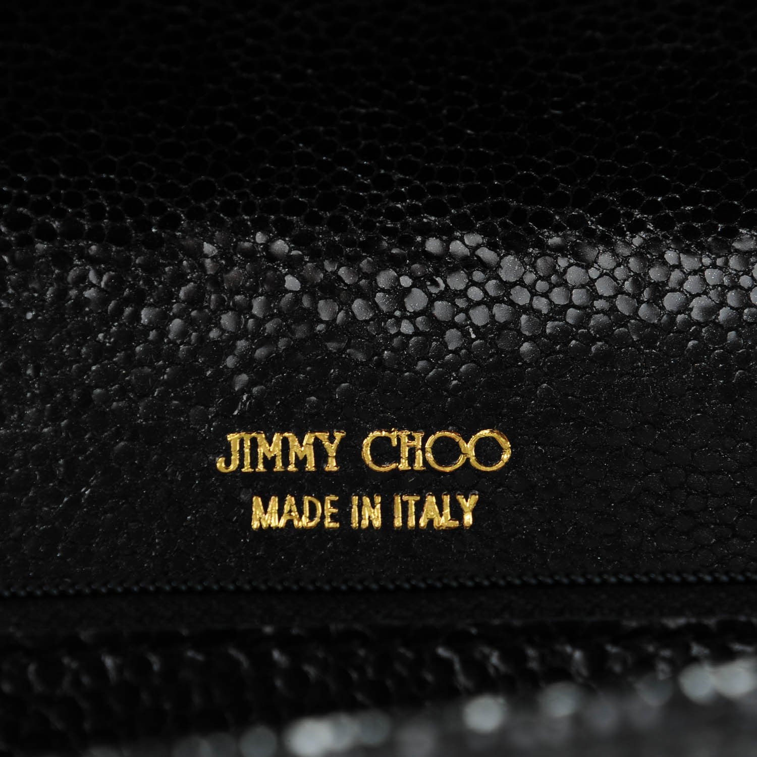 Jimmy Choo Glitter Fabric Reese Clutch Black 6 of 7