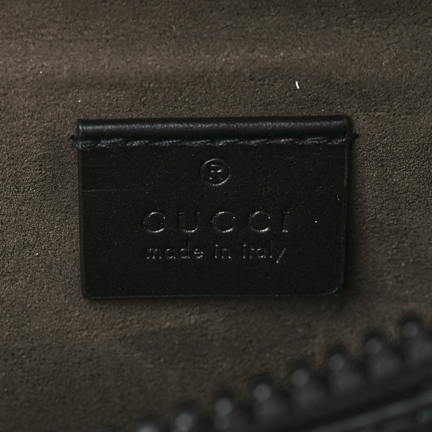 GG Supreme Monogram Belt Bag Black