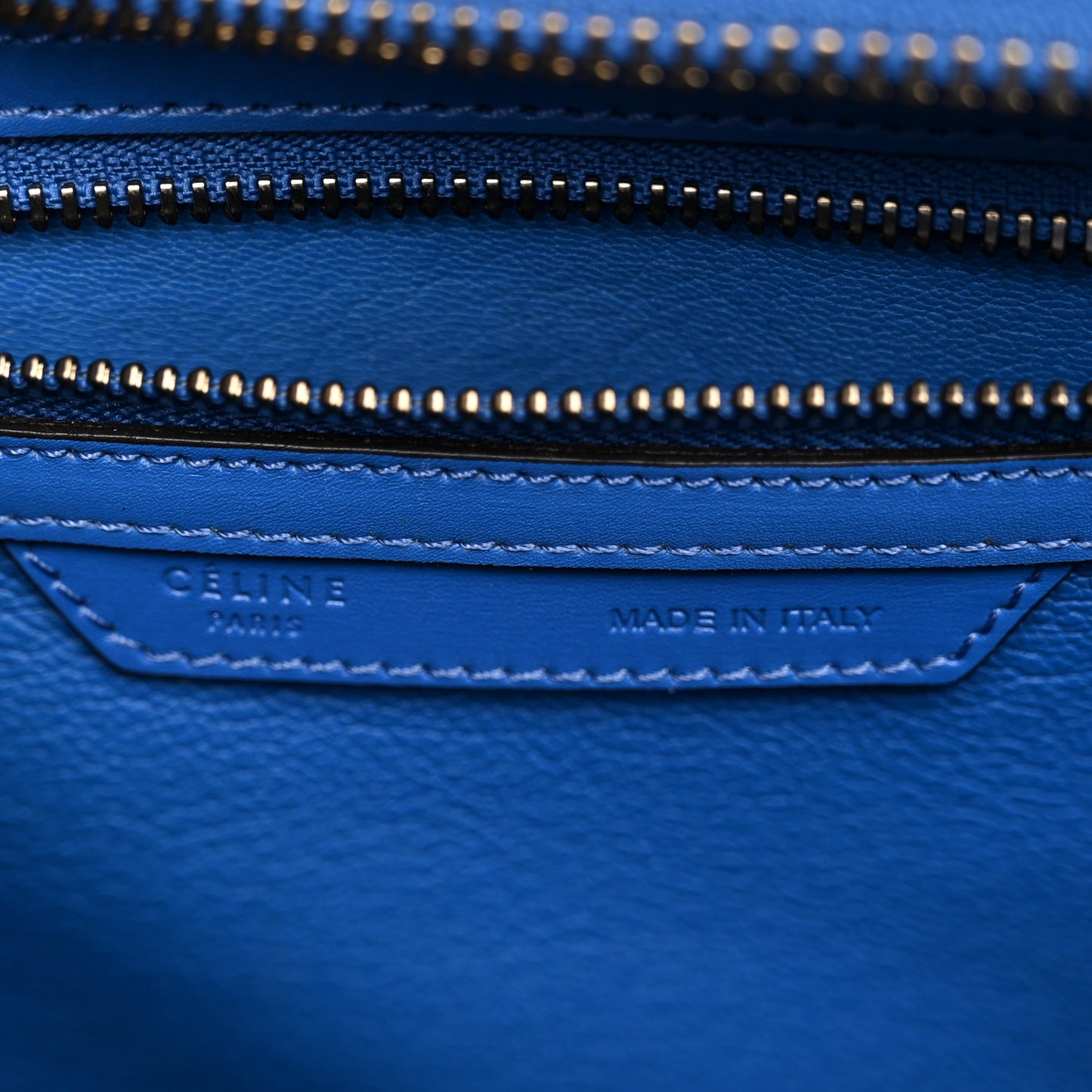 Smooth Calfskin Micro Luggage Royal Blue